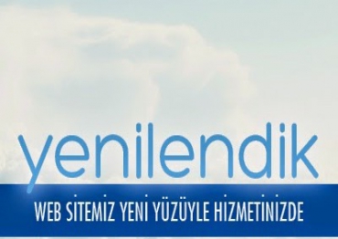 Web sitemiz yenilendi!